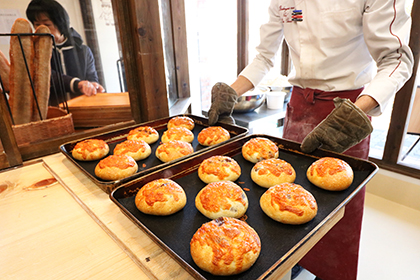 パンの焼き上がり時間について